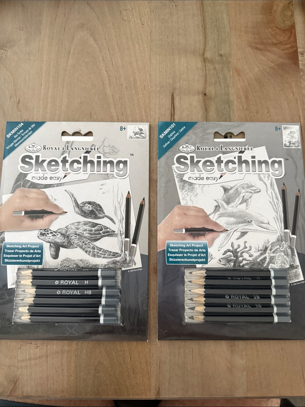 Royal & Langnickel Sketching Pencil Set in Black - 2 Pack